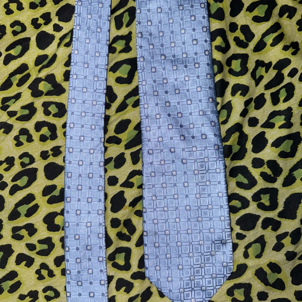 Valentino Blue Patterned Men's Tie